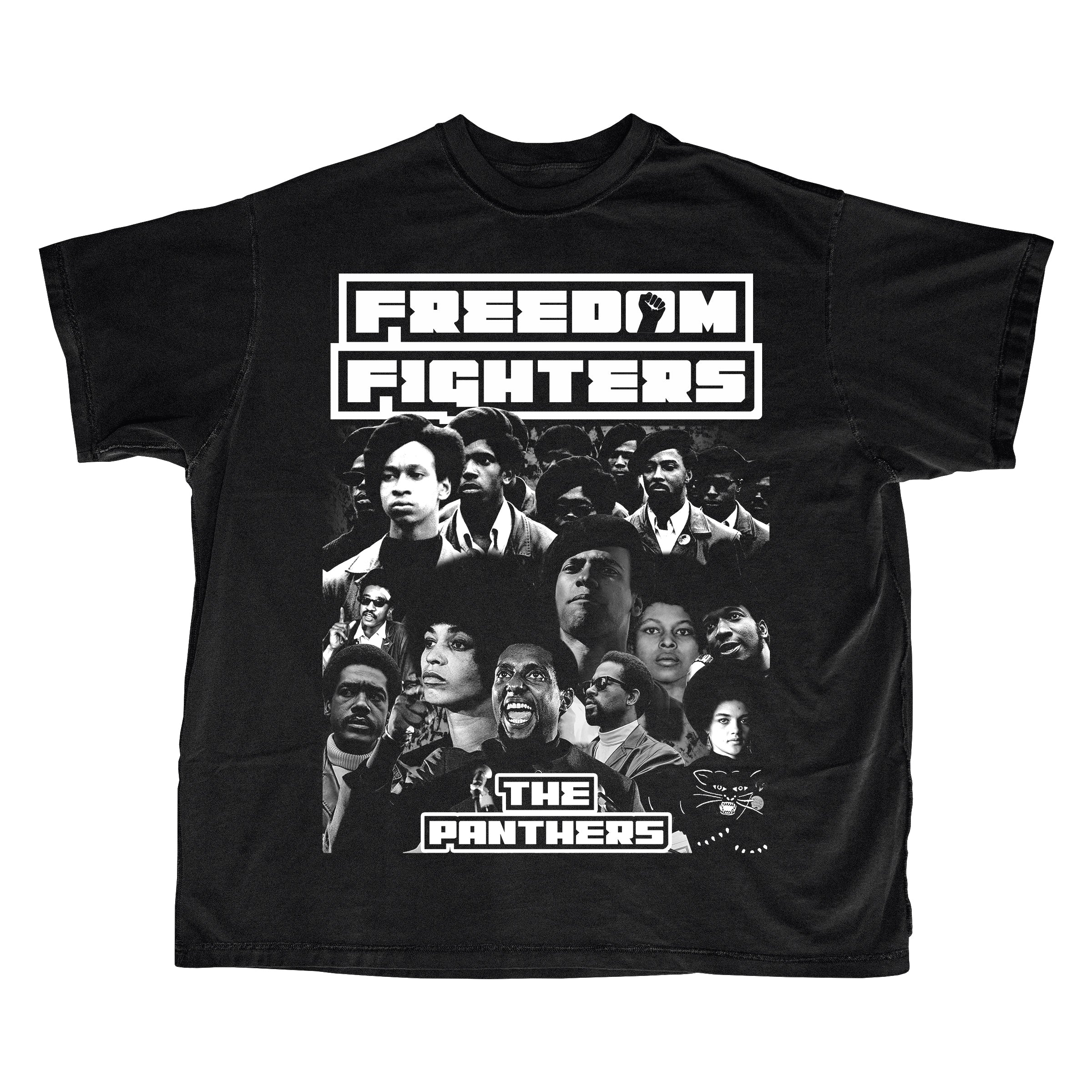 Black Panther Freedom Fighter T-shirt – PatchWorkCustoms