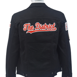 The District Patchwork Denim Jacket